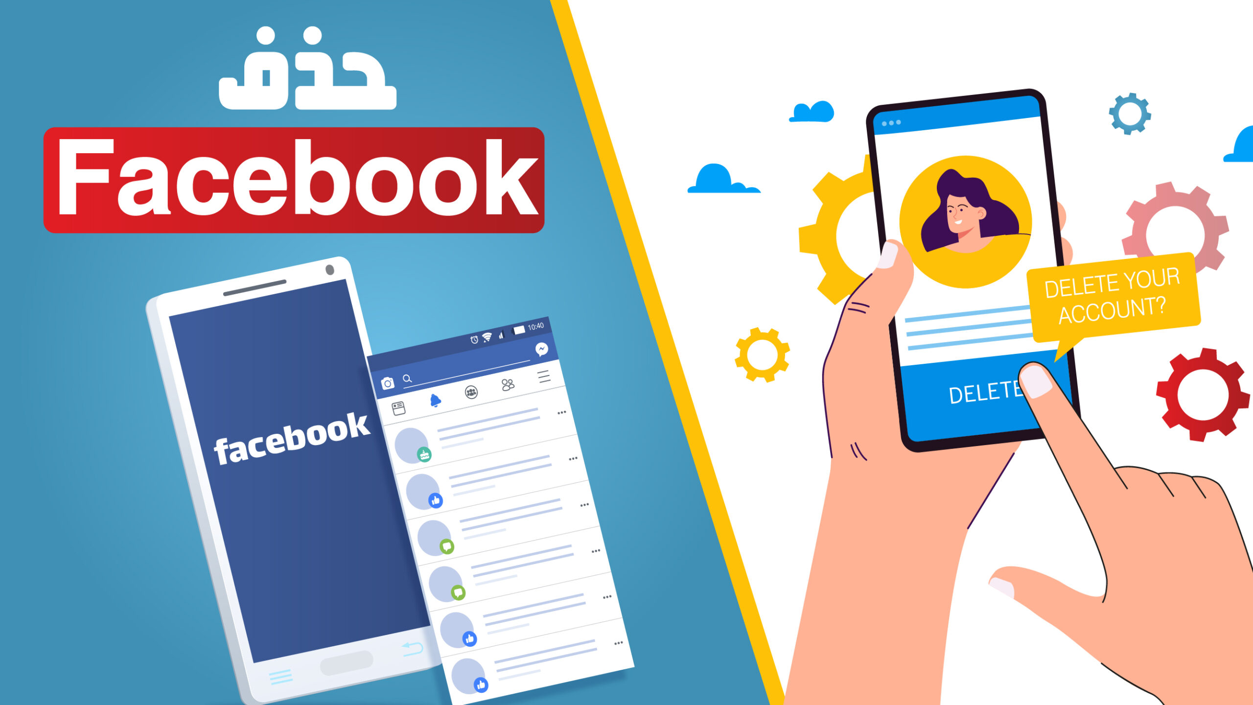 كيف تحذف حسابك الخاص Facebook بشكل دائم